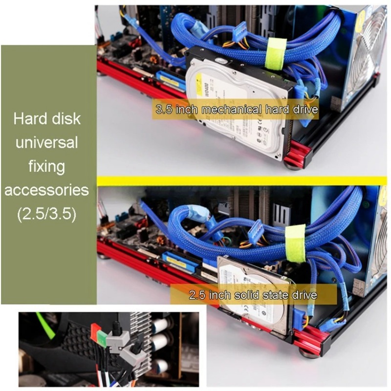 ATX PC Test Bench Aluminum All - огляд і ціна Aluminum Open Frame Test Bench Water Cooling