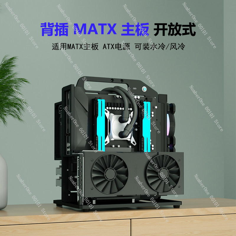 MATX Motherboard Aluminum Allo - огляд і ціна Aluminum Open Frame Test Bench Water Cooling